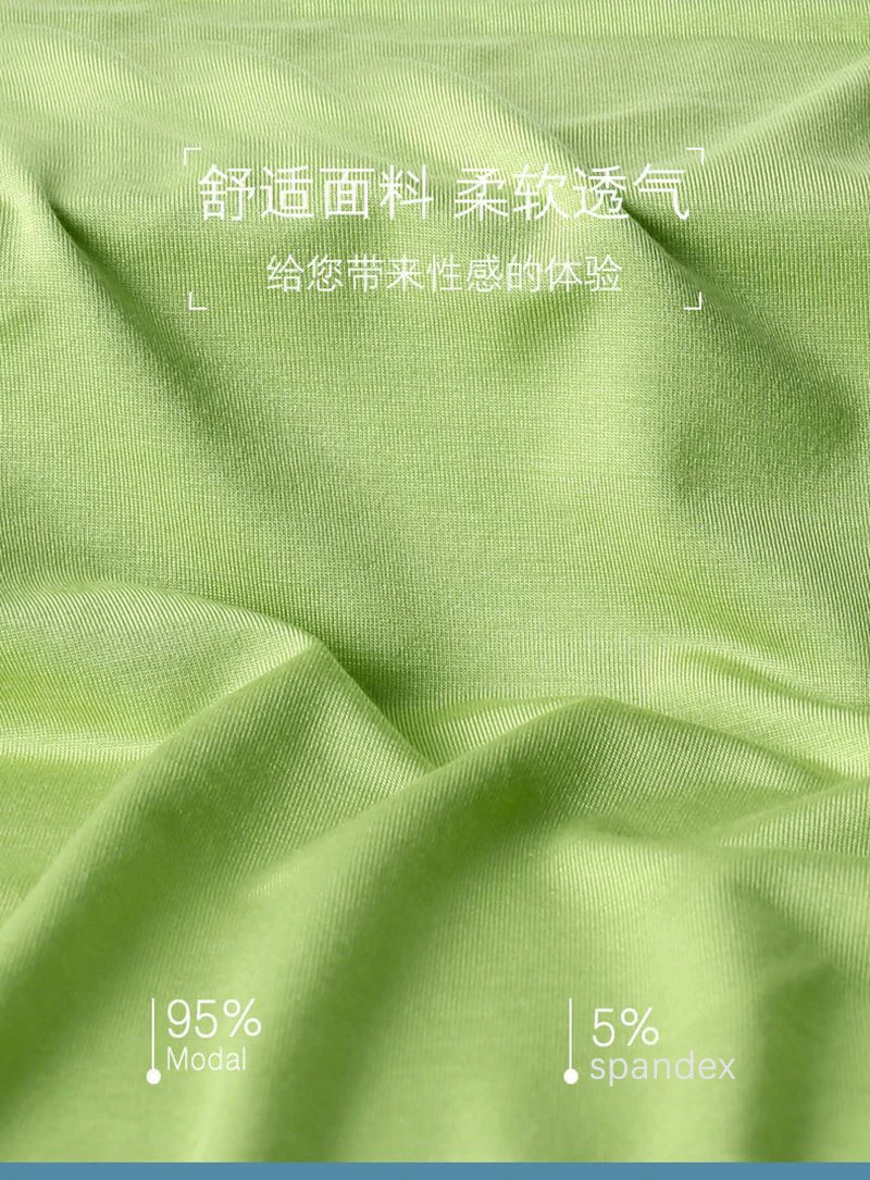 Men's modal underwear, high-quality briefs, soft, breathable, comfortable men's trousers, boxer shorts for young men, sexy U-shaped bulge powder panties