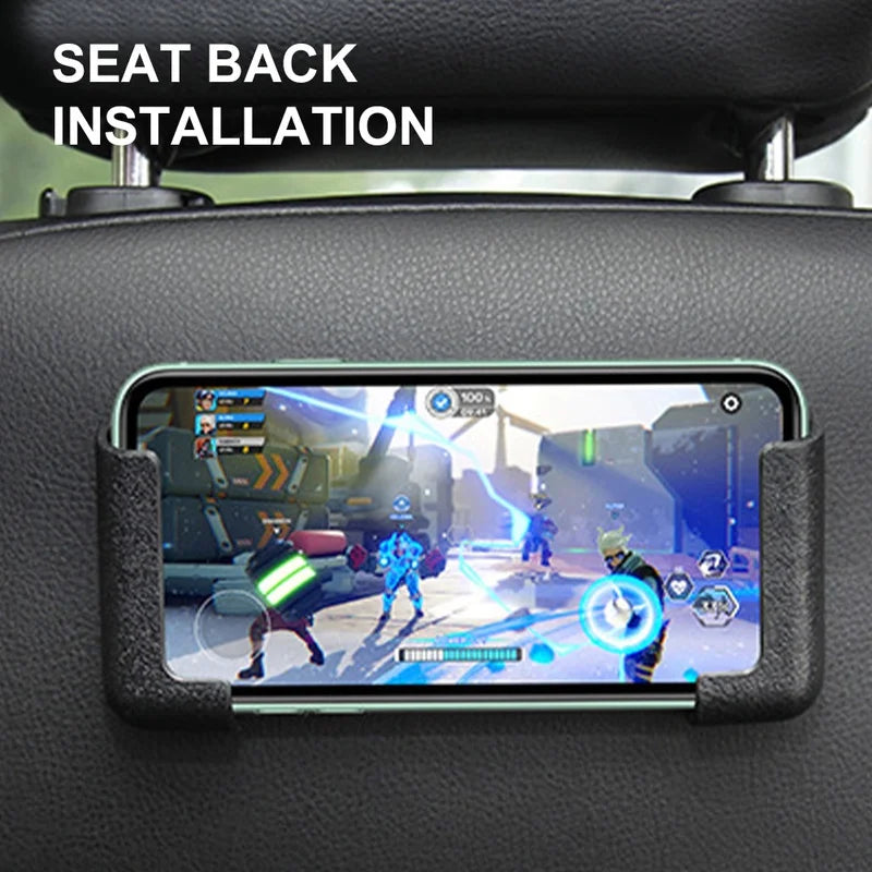 Support de téléphone de voiture multifonctionnel Auto Support de téléphone portable Support de téléphone portable pour crochets muraux de voiture Support de cintre