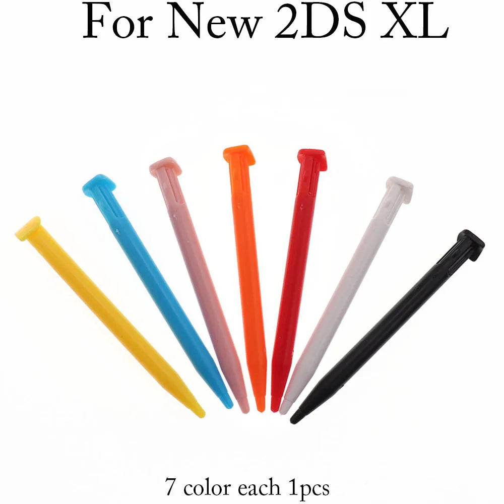 Plastic and metal touchscreen stylus, 1 set, for game consoles, compatible with Nintendo DS, Nintendo DS, Wii U, 2DS, 3DS XL, New 3DS XL, New 2DS XL