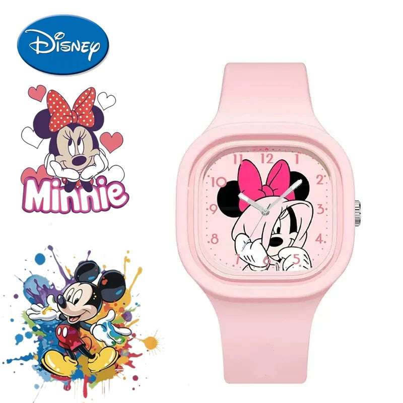 Nouveau Mickey Minnie Mouse enfants montres enfants garçon fille mignon Anime dessin animé école primaire étudiant mode montre cadeau d'anniversaire