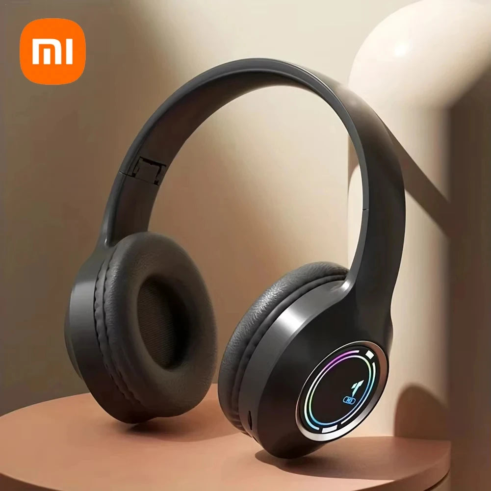 Xiaomi Bluetooth casque sans fil pliable casque sur l'oreille haute fidélité basse stéréo avec Microphone musique jeu casque