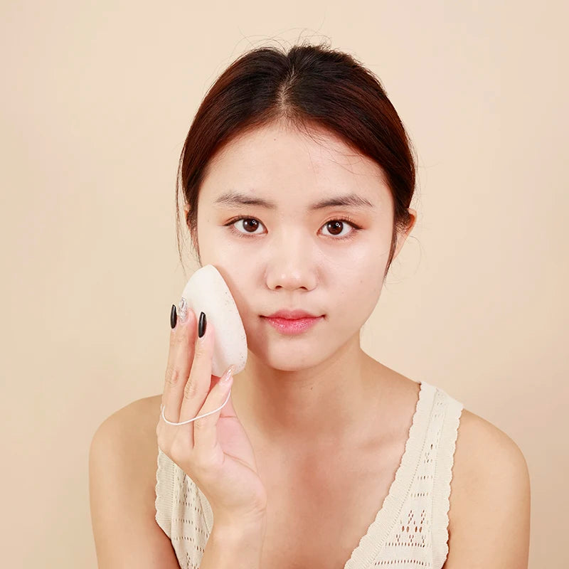 Brainbow Konjac Sponge for facial washing, oval facial cleansing, expectorant, puffiness, books