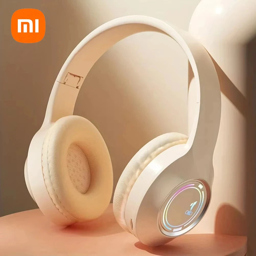 Xiaomi Bluetooth casque sans fil pliable casque sur l'oreille haute fidélité basse stéréo avec Microphone musique jeu casque