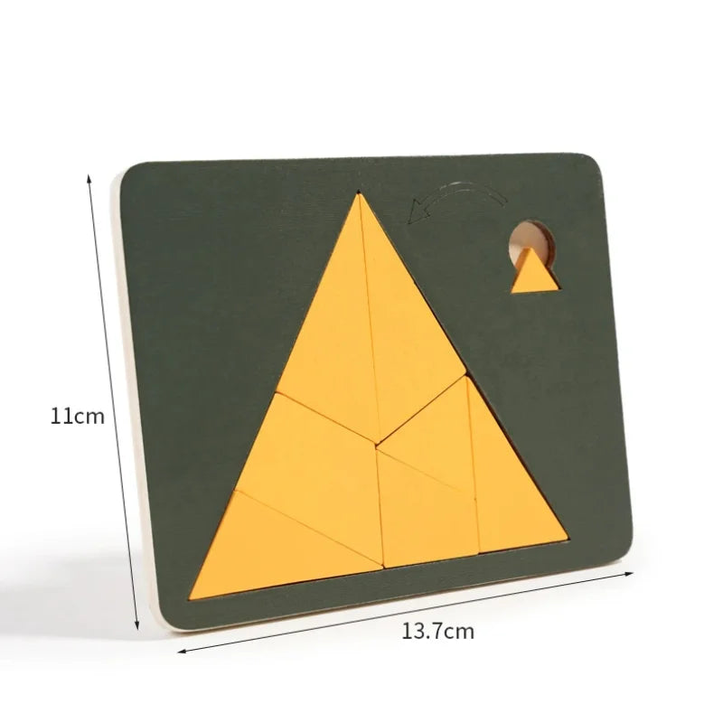 Puzzles géométriques en bois défi Impossible combustion du cerveau décompression esprit casse-tête Puzzle pour adultes enfants