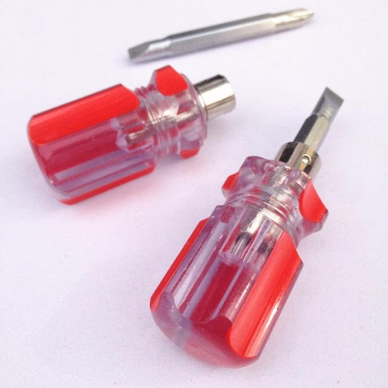Kit de tournevis, Mini petit tournevis à tête de radis Portable, poignée transparente, réparation outils manuels, réparation de voiture de précision