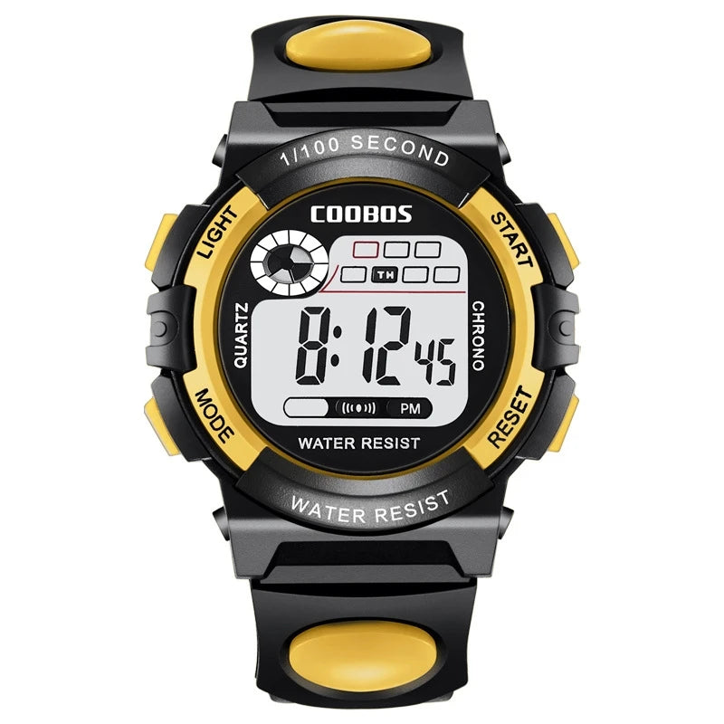 Sport enfants montres mode LED montres numériques pour enfants bracelet en Silicone étanche lumineux filles garçons horloge cadeau reloj niNo