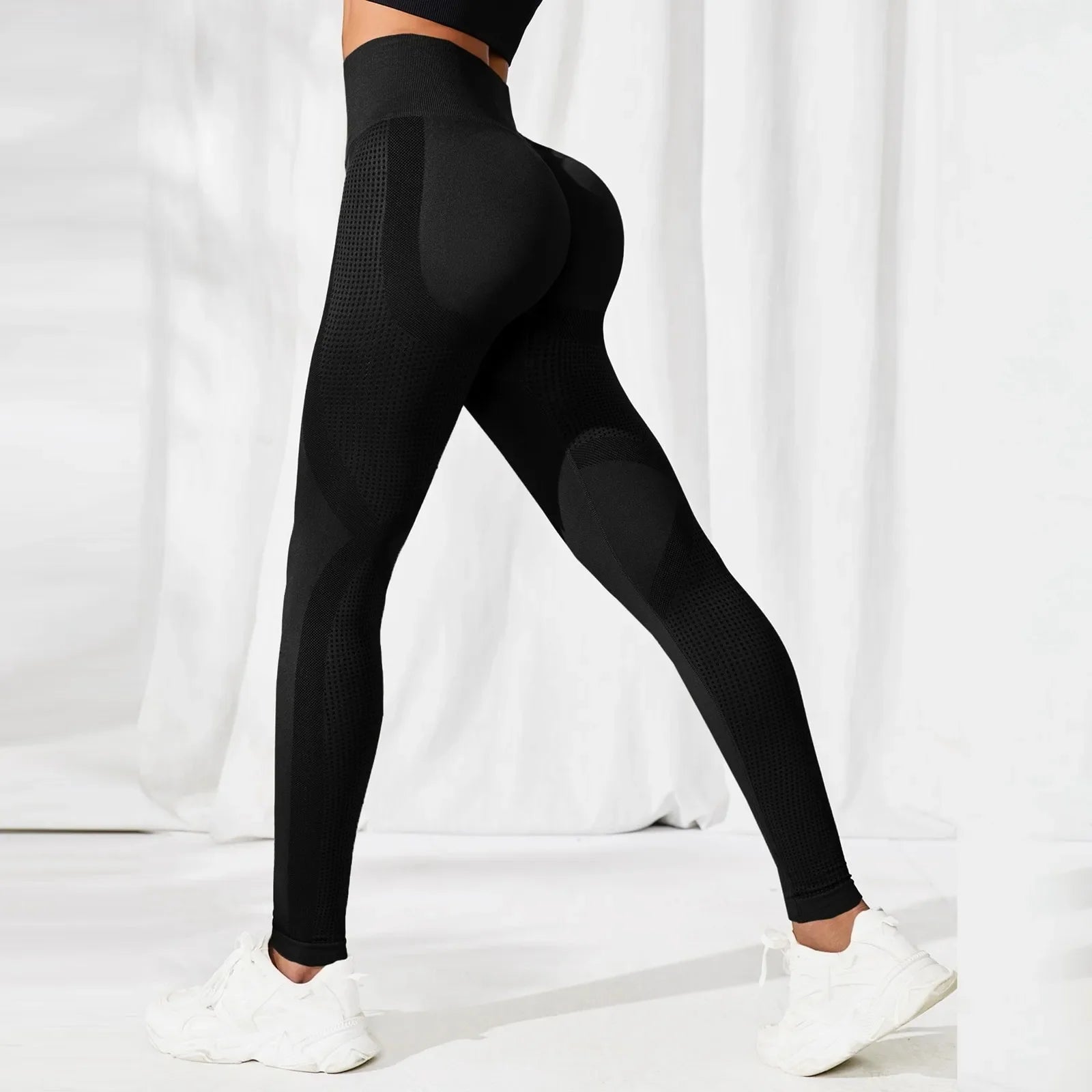 Legging de yoga push-up sans couture pour femme, legging de sport, fitness, entraînement, gymnastique, cyclisme, mode
