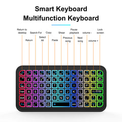 Clavier rétro4.2 sans fil pour tablette Android iOS Windows, souris aste, Bluetooth 5.2, iPad, téléphone