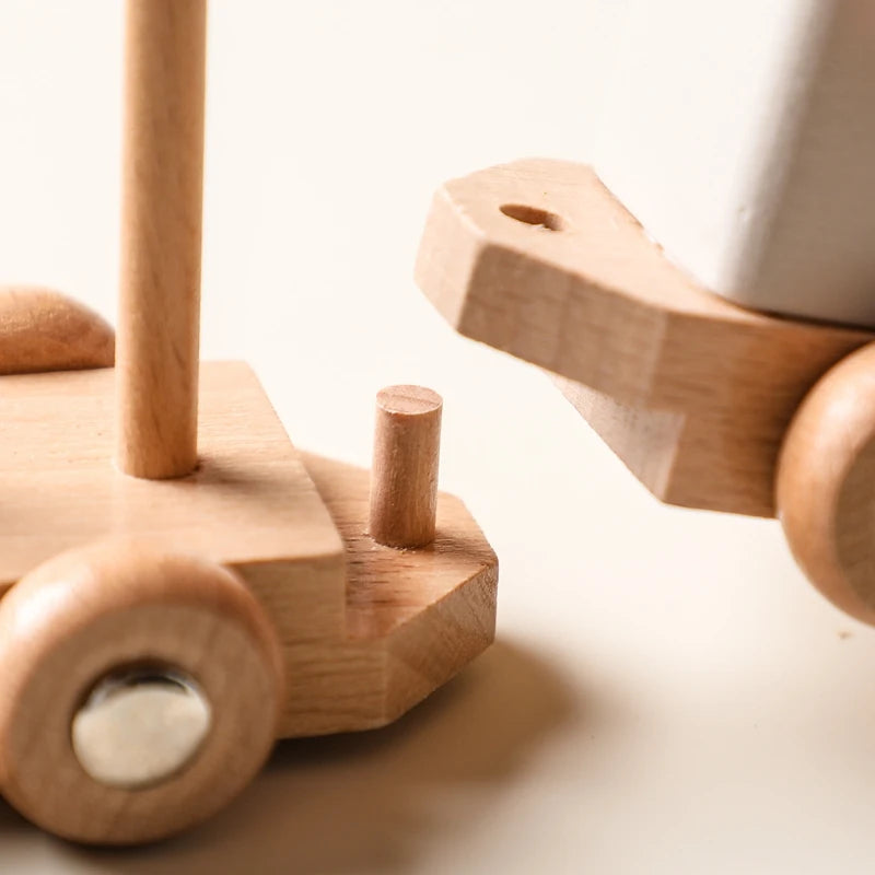 Jouets Montessori Train en bois jouet d'anniversaire bébé jouets éducatifs chariot en bois bébé jouets d'apprentissage nombre de bois bébé jouets cadeaux