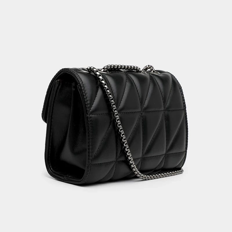 Sac Lingge, sac à chaîne, sac à bandoulière simple, sac à bandoulière de style croisé diagonale pour femmes
