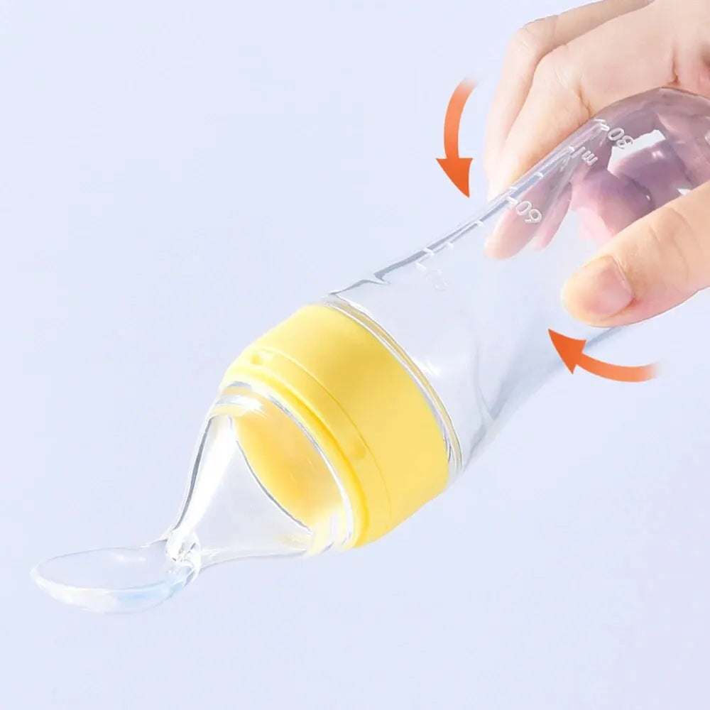 Mangeoire à fruits pour bébé, 90ml, sucette, auto-alimentation, pour instituts de dentition, cuillère à presser