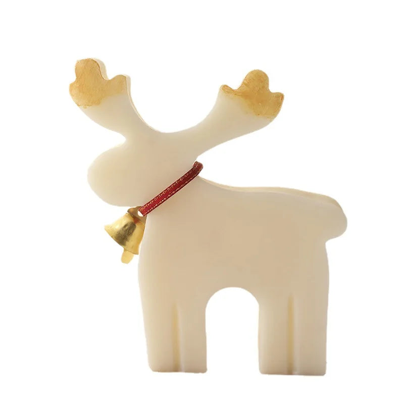 Christmas candles, scented deer candles, home decoration, scented candles, Merry Christmas, giving a festive gift for the home, New Year's