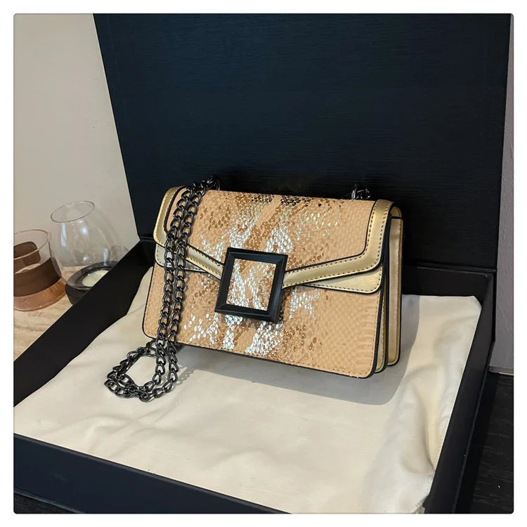 Sac à bandoulière simple pour femmes, style coréen, à la mode, design de niche décontracté, chaîne polyvalente, exquis, style occidental