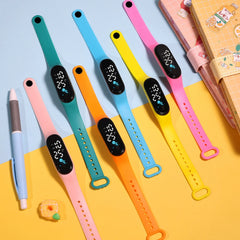 Kawaii montre intelligente pour enfants mode en plein air étanche sport enfants montres garçon filles montres numériques Silicone montre enfant