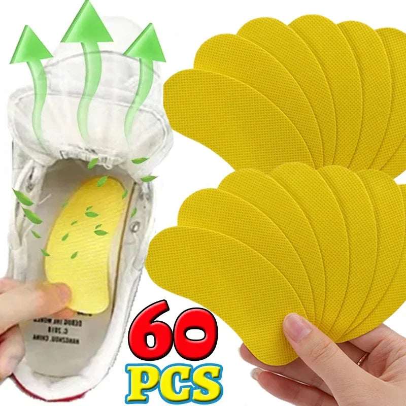 12/120 pièces chaussures déodorant autocollants déodorant pied odeur déodorants Sneaker odeur fraîche fruitée arôme semelle intérieure stérilisation autocollant