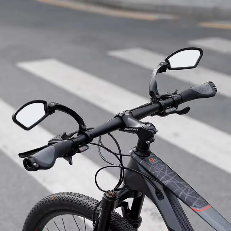Rétroviseur de vélo VTT HD réflexion miroir batterie vélo réglable miroir accessoires d'équitation en plein air
