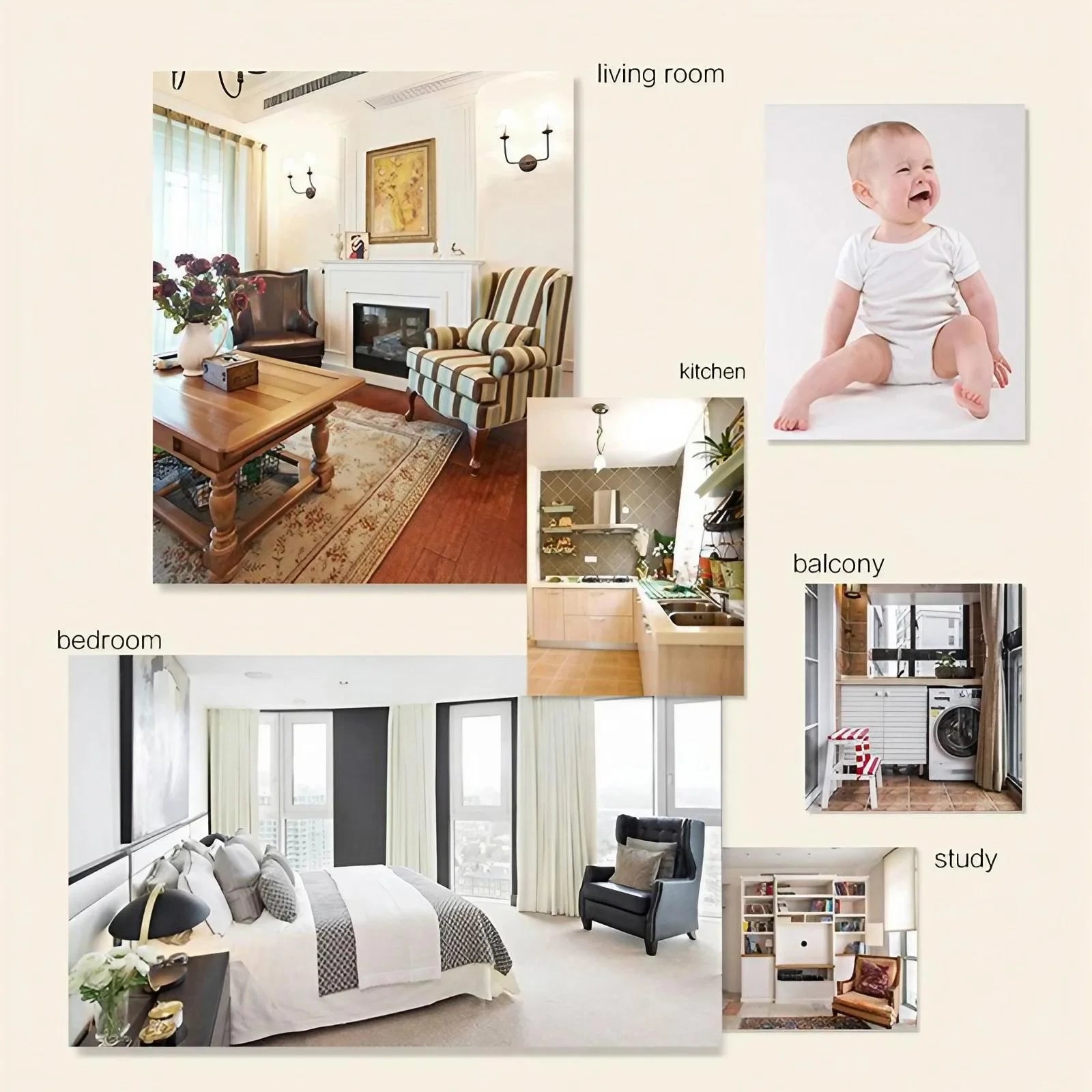Bande de pare-chocs de sécurité pour enfants de 207cm, Protection épaisse en forme de L, protection du bien-être du bébé