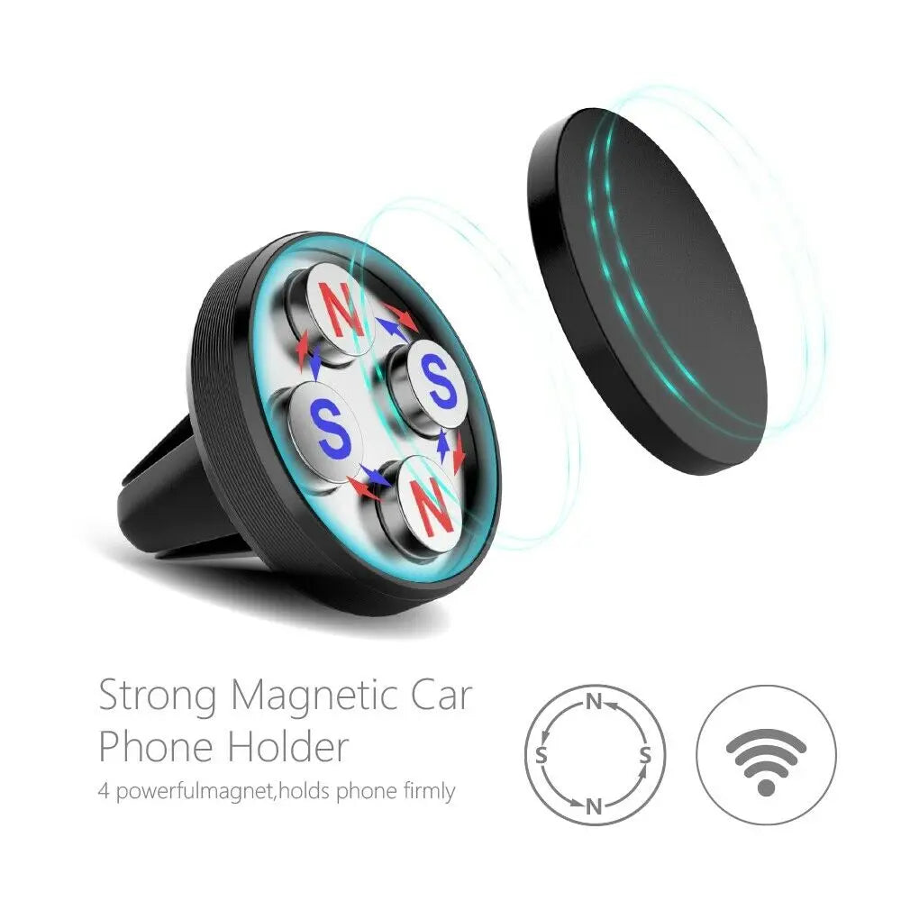 Support de téléphone magnétique dans la voiture GPS support de ventilation support magnétique support de téléphone portable de voiture accessoires de voiture intérieur autocollant magnétique de voiture