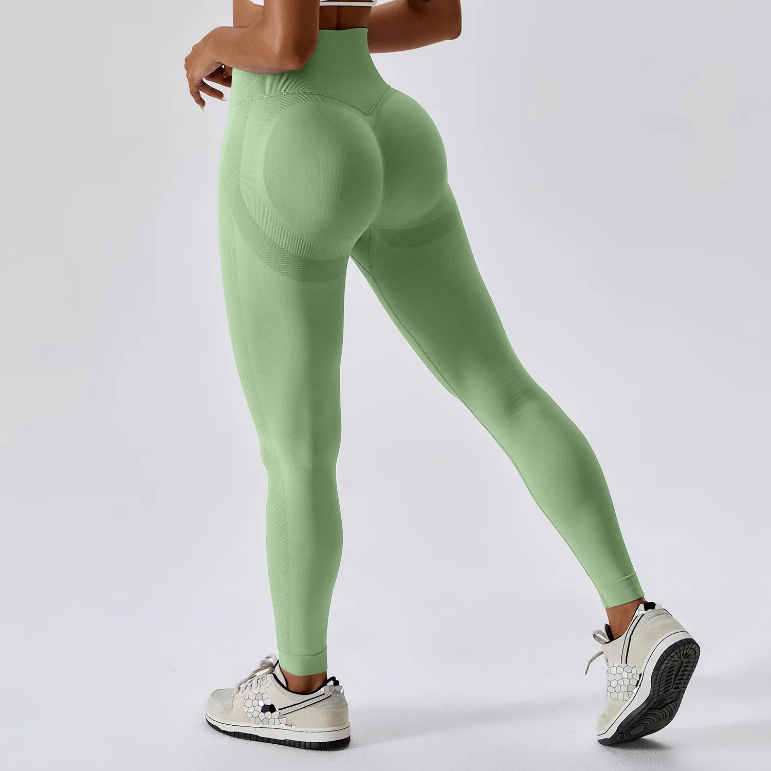 Leggings de Yoga femmes Fitness course taille haute pantalon mince Push Up Sport Scrunch fesses Legging gymnastique athlétique Jogging entraînement femme