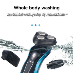 Xiaomi rasoir hommes Usb rasoir électrique puissant tondeuse à barbe Portable rasoir électrique Rechargeable étanche Machine à raser