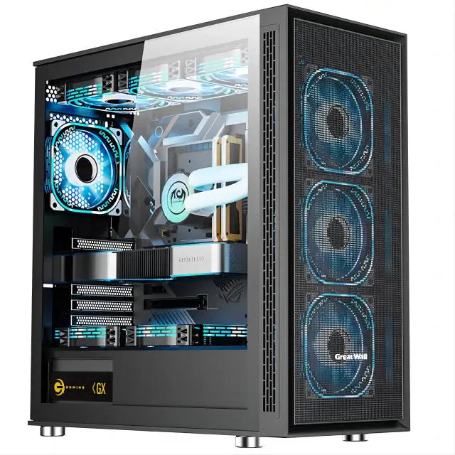 PC de jeu avec processeur A8-7680/512G SSD/16GB RAM 3200 mo DDR3/Windows 11 HD graphiques blanc pc gamer jeu mini pc