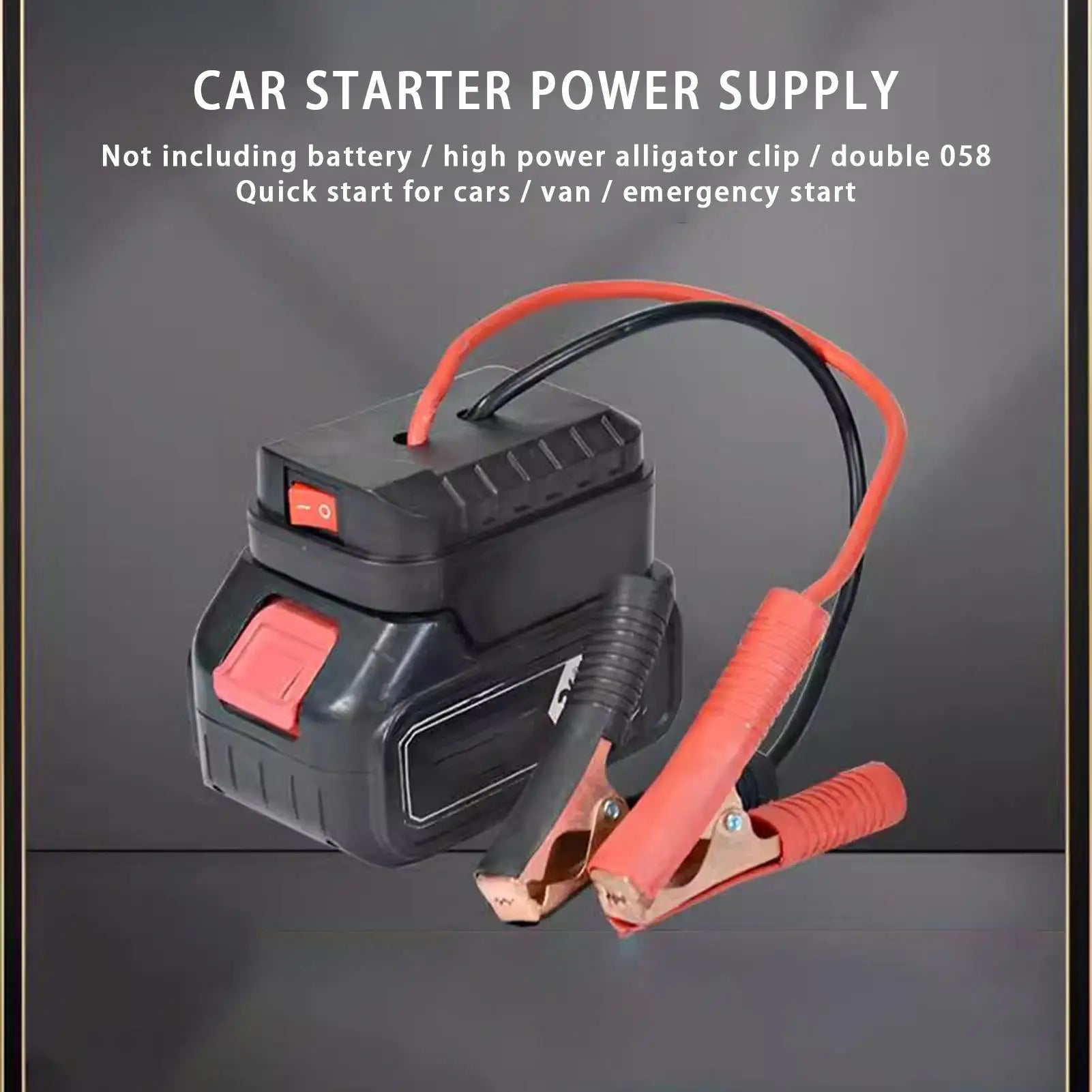 Démarreur de saut de batterie de voiture, Boosters d'urgence, démarreur de saut de voiture, batterie externe, démarreur de saut, boîte de cavalier au Lithium