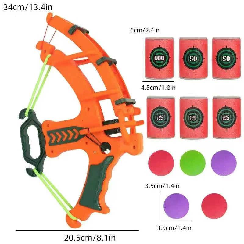 Montessori educational outdoor game for children, sports slingshot target, sticky ball, dartboard, basketball hoop