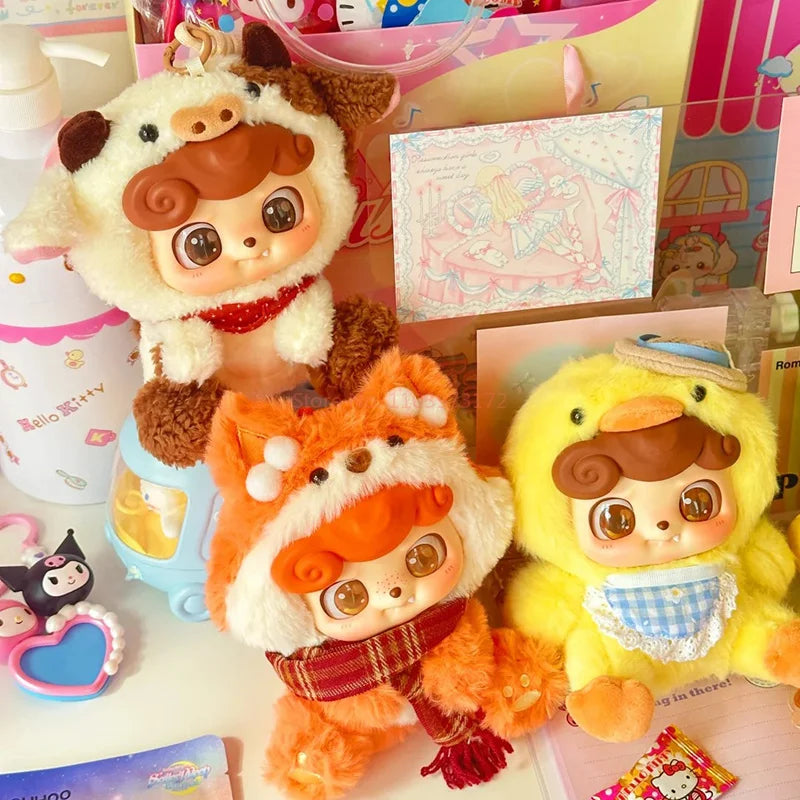 Qkid Jotoys véritable Q Bao boîte aveugle Animal maternelle jeu à la mode poupée mignonne jouet fait à la main cadeau