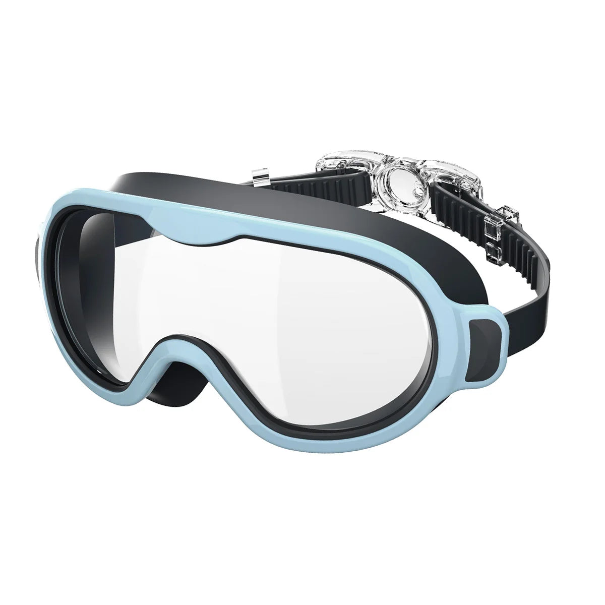 Lunettes de natation pour enfants, grand cadre, sans fuite, étanche, vue large, Vision claire, Anti-buée, Anti-UV, réglable rapide, pour enfants de 3 à 15 ans