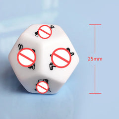 Jouets sexuels pour Couples femmes jeu pour adultes dés sexuels drôles 6/12 côtés Romance amour Humor jeu érotique merde dés barre cadeau de noël