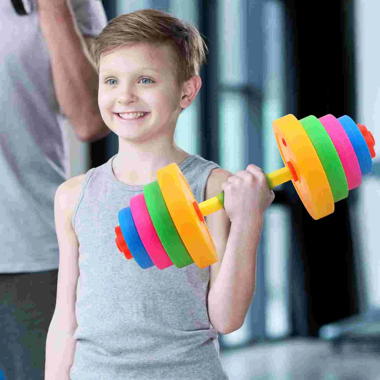 Adjustable dumbbells for children, children's weight set, small weights, children's training equipment, dumbbells, children's toys
