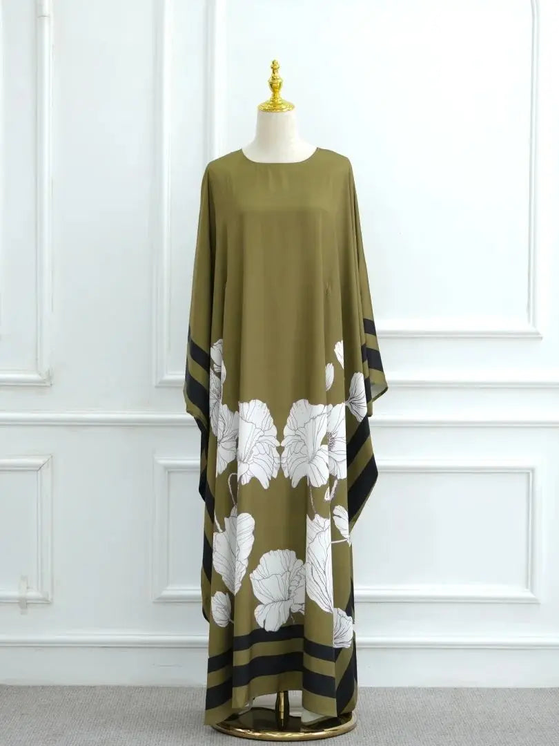 Ramadan Kebaya Muslim Abaya Damen Dubai Luxury Caftan African Dresses for Women Turkey Islam Moroccan Caftan Muslim Women's Dress