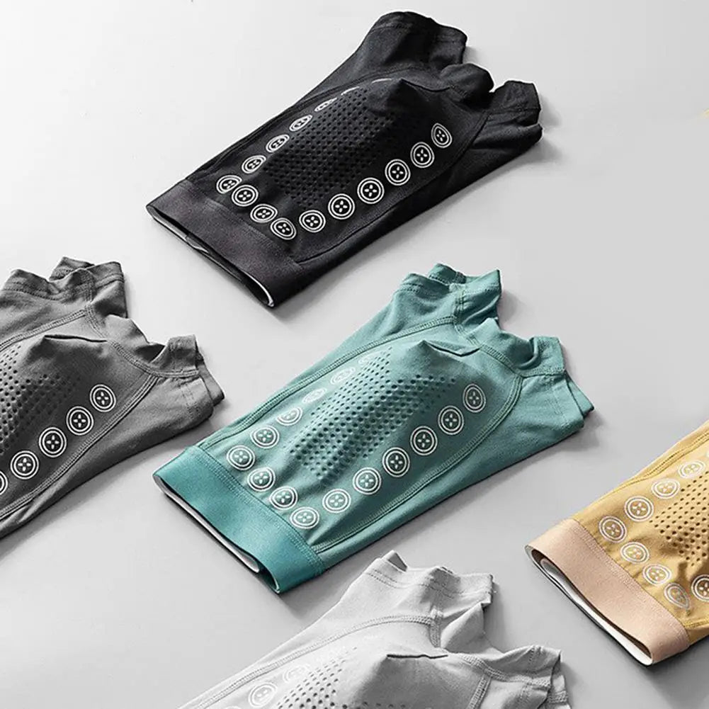 Culotte U Convex pour Homme, Sous-Vêtement Extensible, Particules de Énergie, Respirant, avec Trous