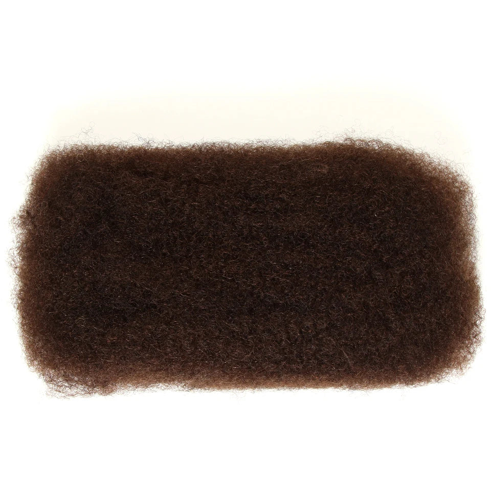 Tresses torsadées de couleur naturelle QVR, cheveux brésiliens Remy sans trame, Afro crépus, en vrac, pour tressage, 1 paquet de 50 g/pièce