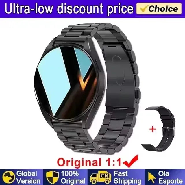 Smartwatch femmes montre 6 surveillance de la santé montre étanche Assistant vocal Bluetooth appel montre intelligente 2025 nouveau