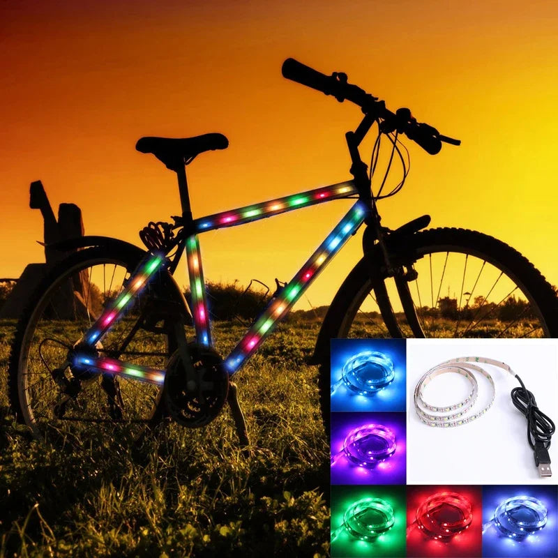 Bande lumineuse LED USB 2835 DC5V avec interrupteur, ruban de lampe Flexible, TV, ordinateur de bureau, écran, éclairage de fond, décoration de maison