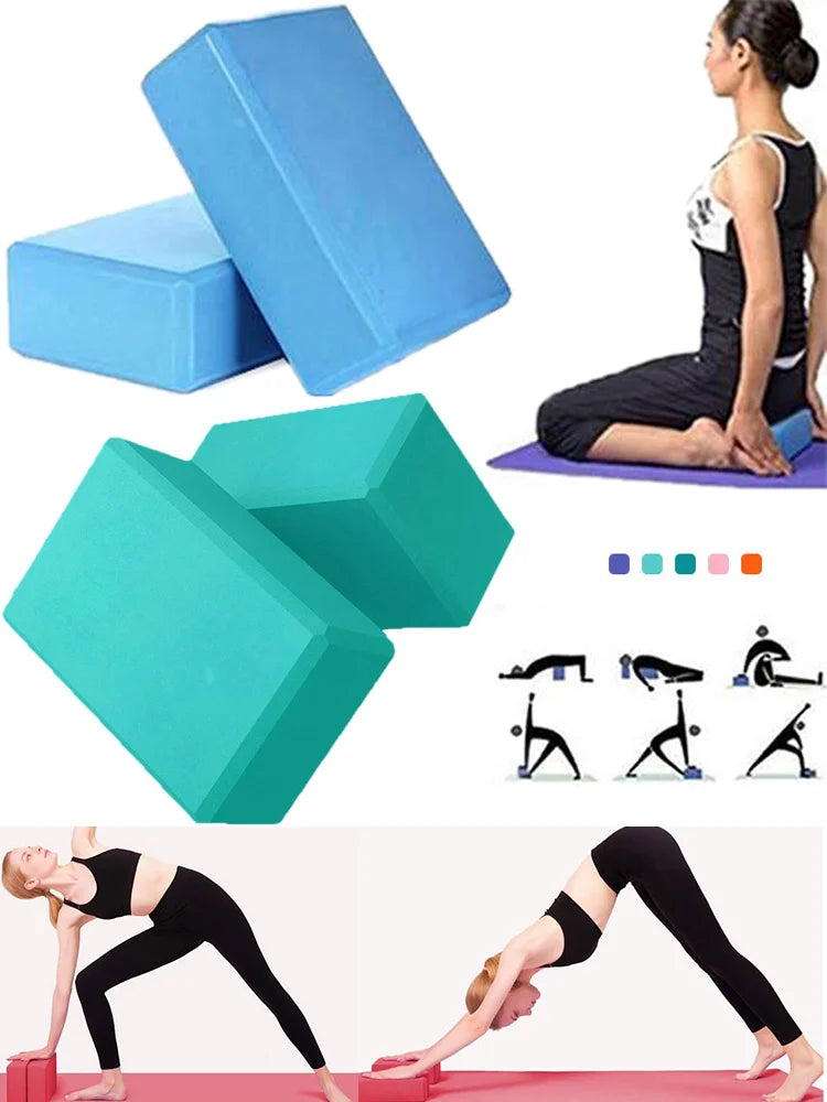 Blocs de Yoga, brique en mousse pour gymnastique, Pilates, exercice d'entraînement, Fitness, traversin, coussin d'étirement, façonnage du corps, Cubes de construction