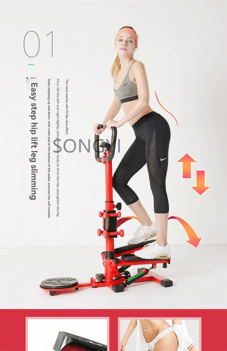 Mise à niveau de la plate-forme amincissante des jambes pour adelgazar le ventre, Machine amincissante gauche et droite pour femmes, pédale d'alpinisme sportive, Fitness Eq