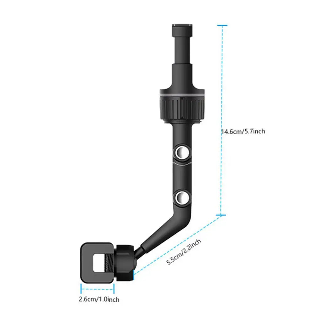 Support de téléphone de voiture multifonctionnel rotatif à 360 degrés, support de rétroviseur automatique, support de téléphone portable pour voiture