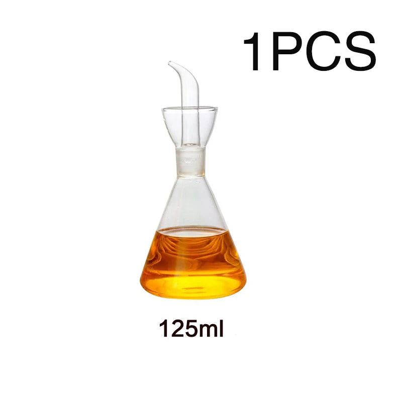 Pot d'huile en verre à haute teneur en Borosilicate, Pots d'huile et de vinaigre anti-fuite pour la cuisine, Pot de Sauce soja, réservoir d'huile, bouteille d'huile d'assaisonnement