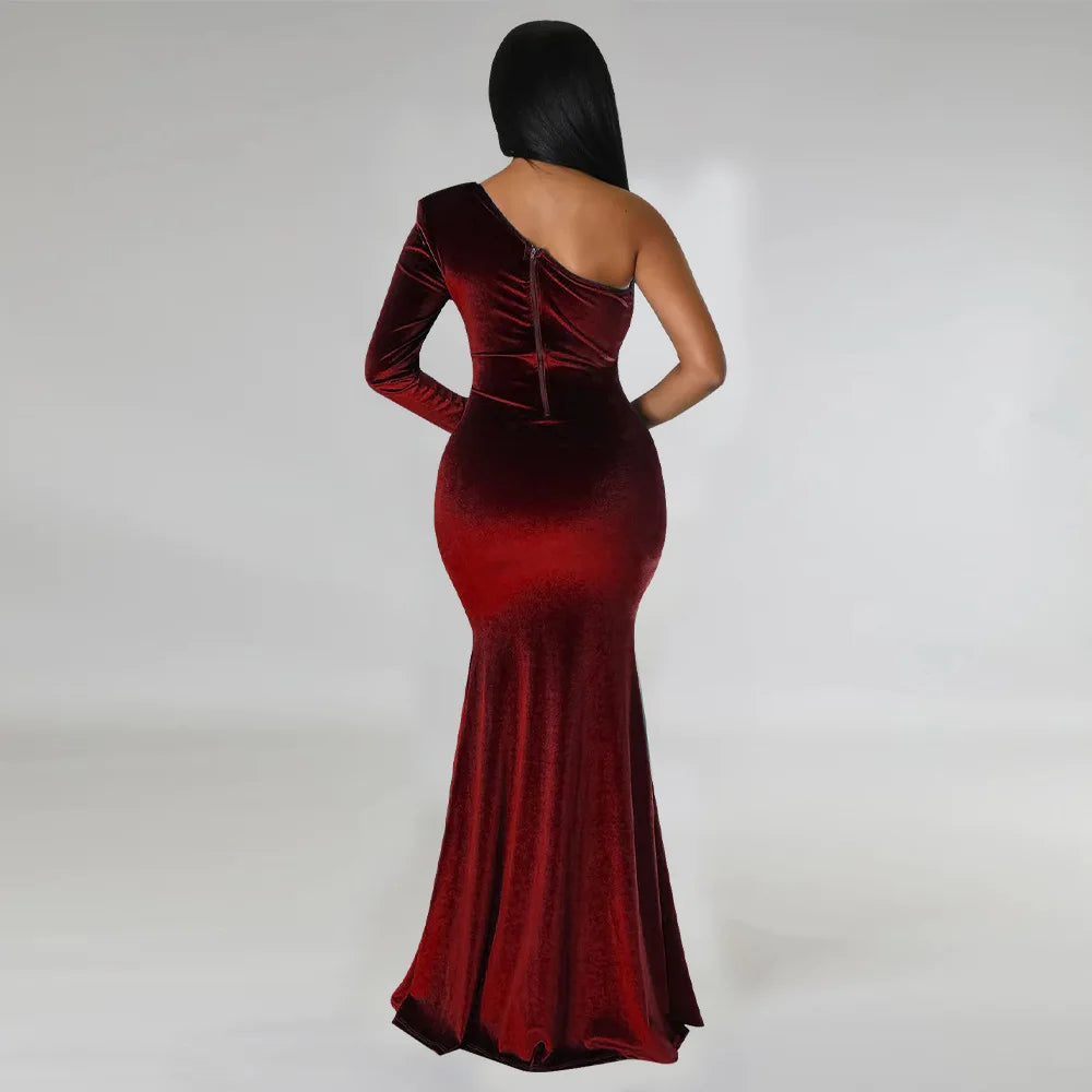 Women's long evening dresses, party wear, birthday dresses, autumn clothing, 2022