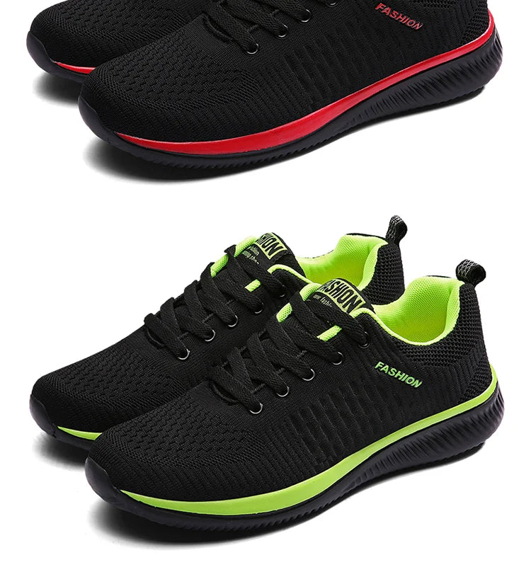 Men's Lightweight Running Shoes, Classic Mesh Walking Shoes, Breathable Casual Shoes, Men's Fashion Moccasin Sneakers