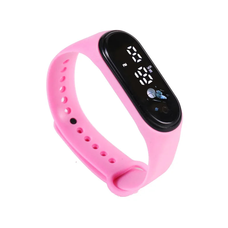 Kawaii montre intelligente pour enfants mode en plein air étanche sport enfants montres garçon filles montres numériques Silicone montre enfant