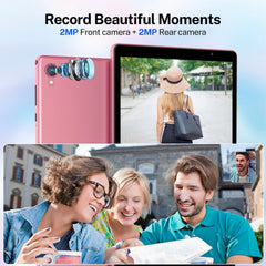 Dernière tablette Android 14, tablette 10 pouces, processeur Quad-core, WiFi 5G, 4 Go de ROM + 32 Go de RAM, résolution 1280 x 800, batterie 6000 mAh