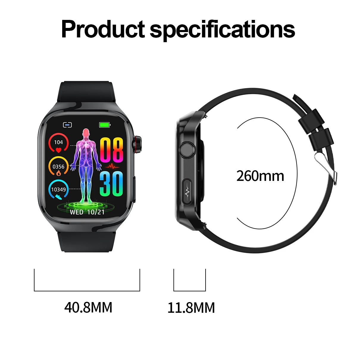 2025 nouvelle montre intelligente ECG femmes BT appel fréquence cardiaque lipides sanguins acide uricique moniteur de santé montres AI voix 650mAh sport Smartwatch