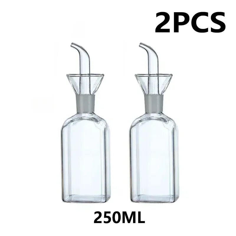 Pot d'huile en verre à haute teneur en Borosilicate, Pots d'huile et de vinaigre anti-fuite pour la cuisine, Pot de Sauce soja, réservoir d'huile, bouteille d'huile d'assaisonnement