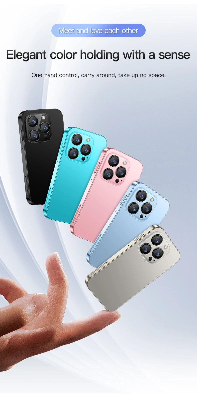 SERVO-Mini Smartphone 16SE, 16 Go, Android 9.0, Wifi, Touristes, EpiStandby Play, PR3 G, WCDMA, Petit Téléphone Portable Intelligent de 3.0 Pouces, Nouvelle Version