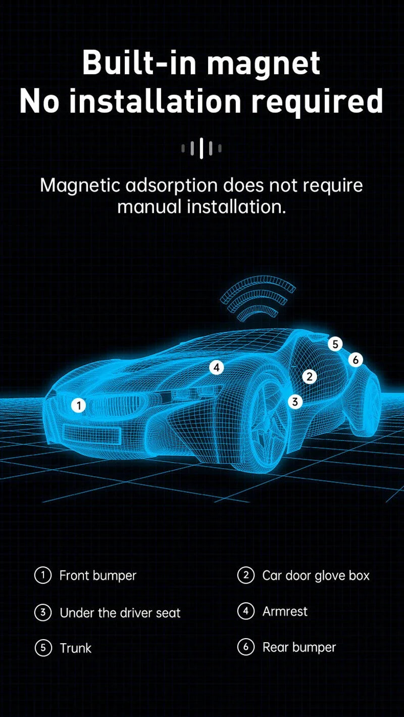 Xiaomi-Traceur GPS magnétique pour voiture, dispositif anti-perte pour animaux de compagnie, sac de rangement pour enfants, IOS, Android Smart Finder, accessoires de localisation
