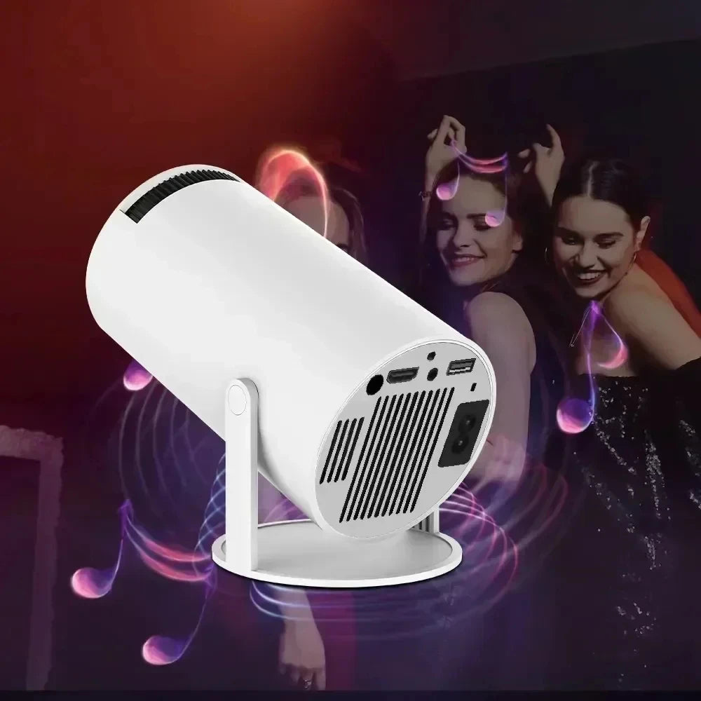 Projecteur de maison intelligente 1080P HDR10 4K pris en charge Mini projecteur Portable WiFi Bluetooth miroir d'écran projecteur de théâtre clé TV