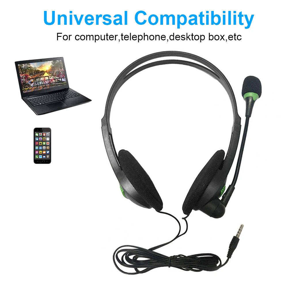 Casque USB avec microphone antibruit et contrôle du volume filaire 3.5mm casque téléphonique pour ordinateur portable PC Call Center Office